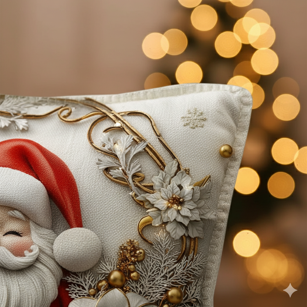 🎄 set x 4 Fundas Navideñas con Luces LED Integradas.✨ Ilumina tu hogar con el espíritu de la Navidad ✨