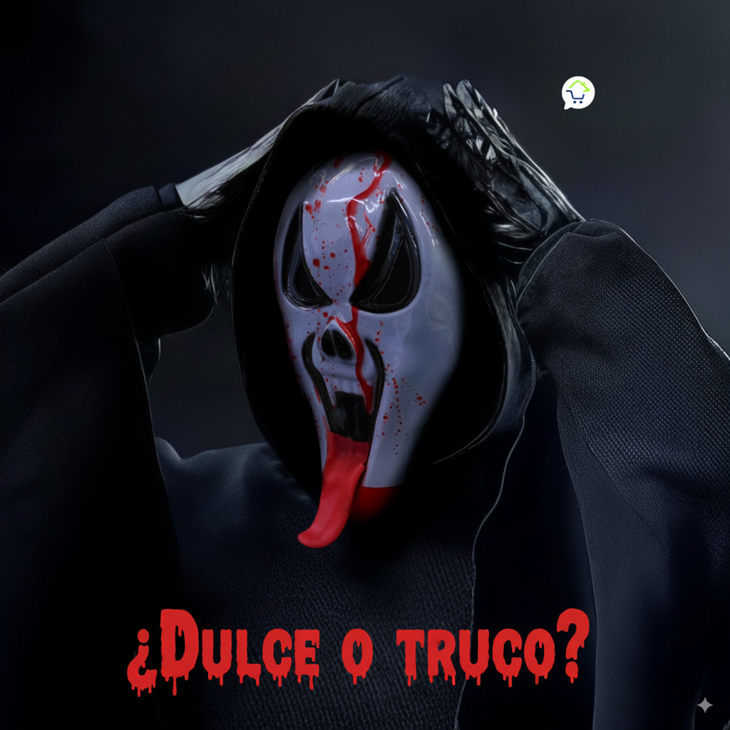 ¡La Máscara Que Sangra de Verdad! Halloween en otro nivel