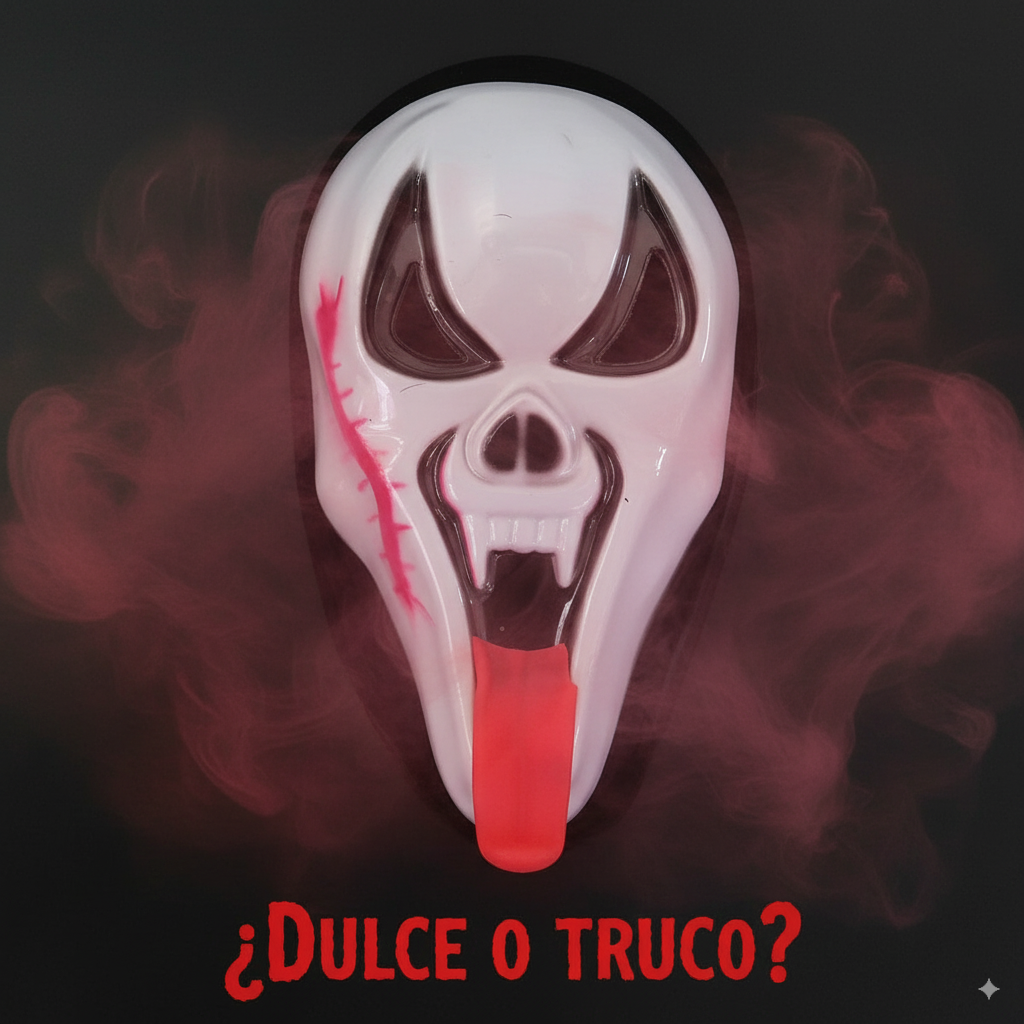 ¡La Máscara Que Sangra de Verdad! Halloween en otro nivel