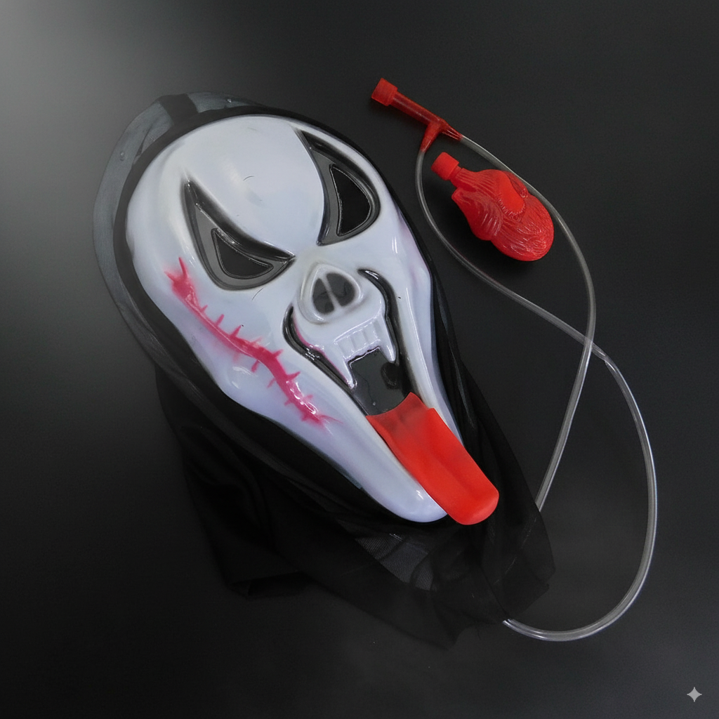 ¡La Máscara Que Sangra de Verdad! Halloween en otro nivel