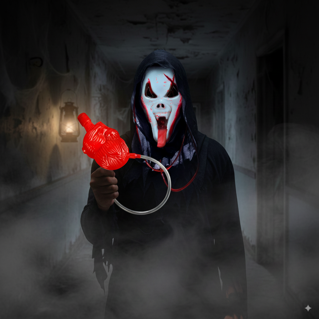 ¡La Máscara Que Sangra de Verdad! Halloween en otro nivel