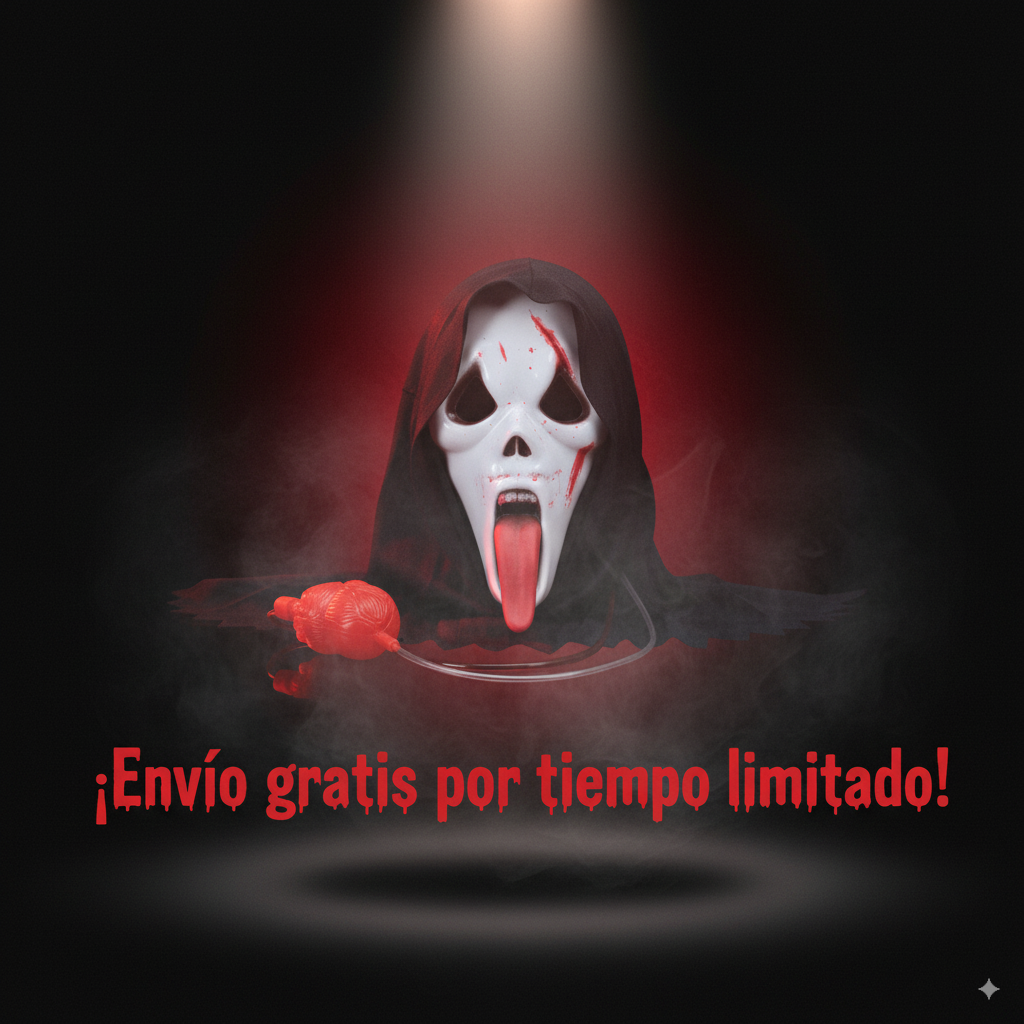 ¡La Máscara Que Sangra de Verdad! Halloween en otro nivel