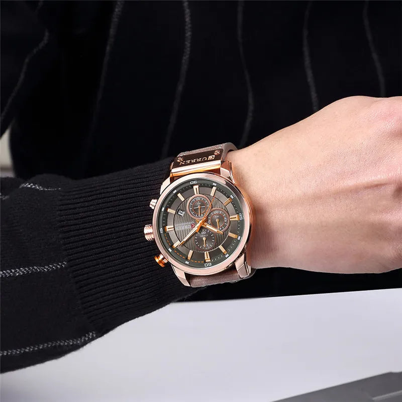Reloj Curren® 8291 para Hombre – Pulso de Cuero Elegante