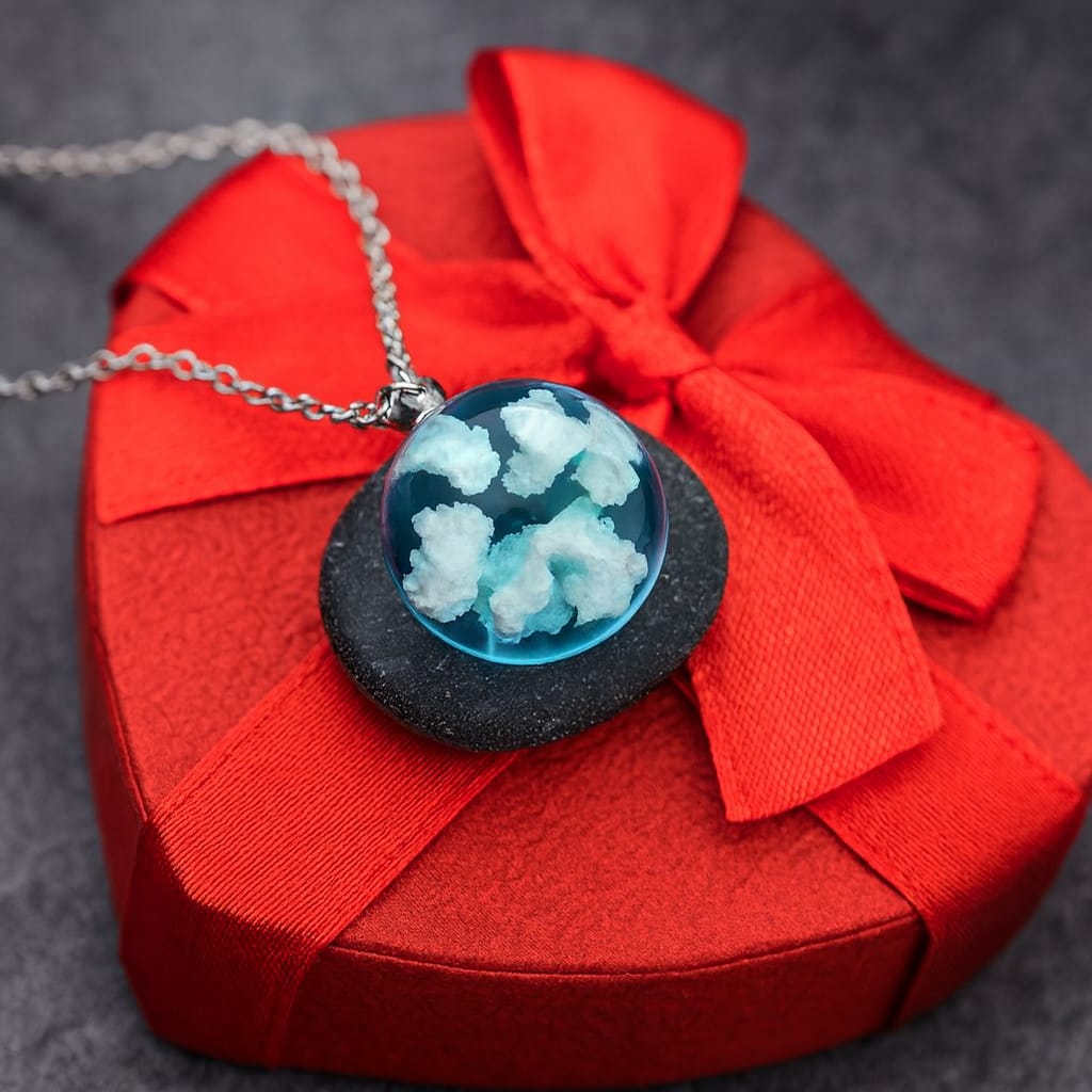 Collar Cielo Eterno – Un pedacito del cielo colgando de tu cuello.
