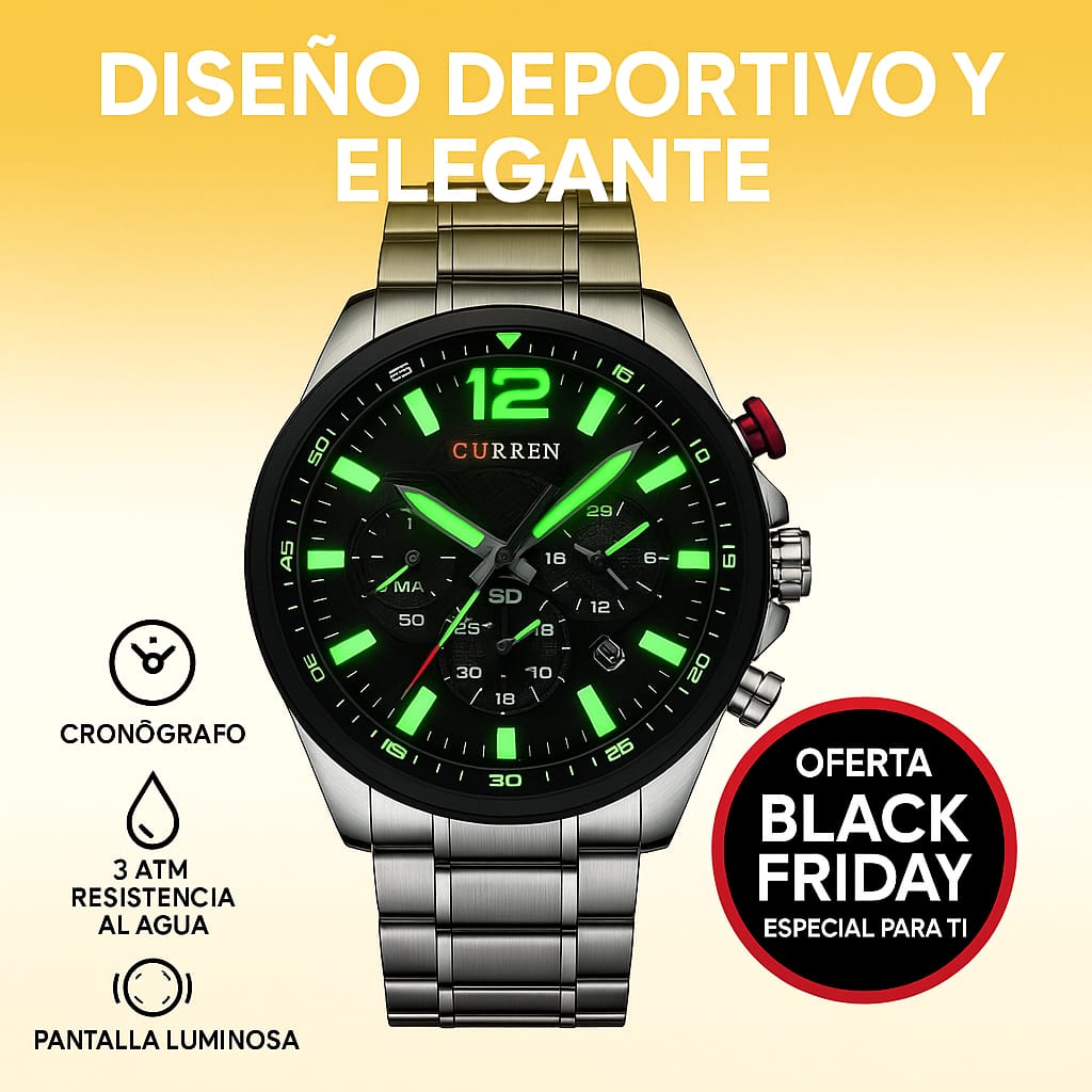 Curren® 8395: el reloj que grita estilo sin decir una palabra.