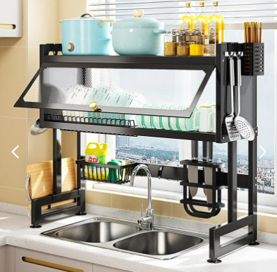 Escurridor Multifuncional Vertical  65cm tapa. 🎁Lleva GRATIS un afilador de cuchillos.🎁