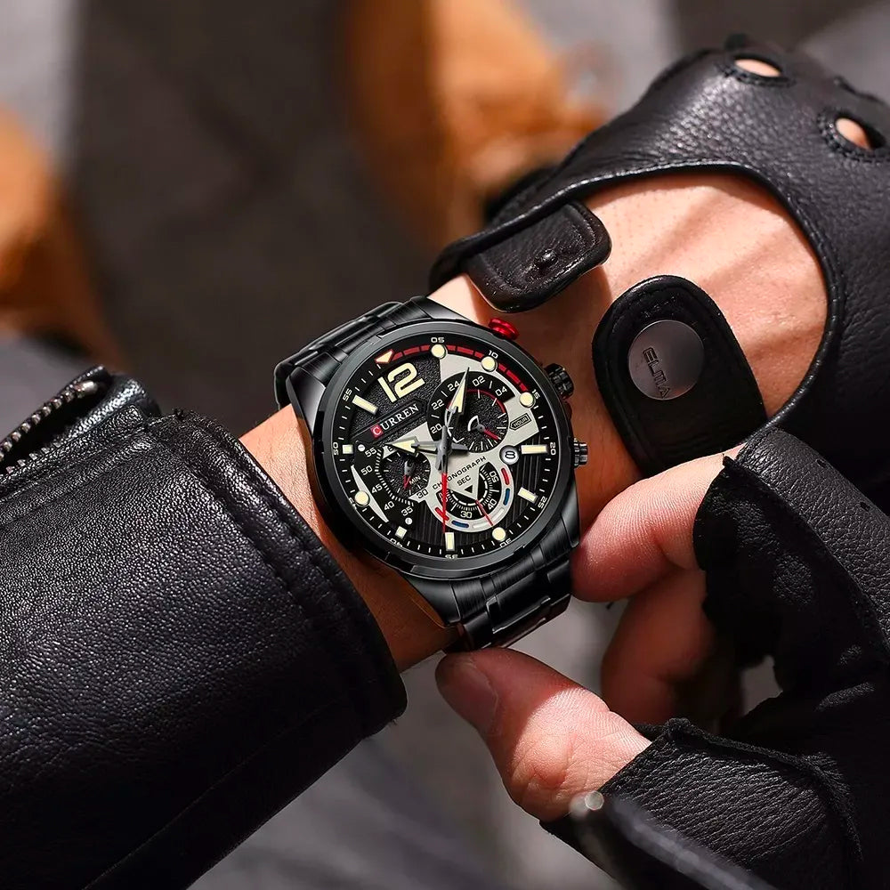 Reloj Curren 8395 Cronógrafos Acero inoxidable. El reloj que combina fuerza y elegancia