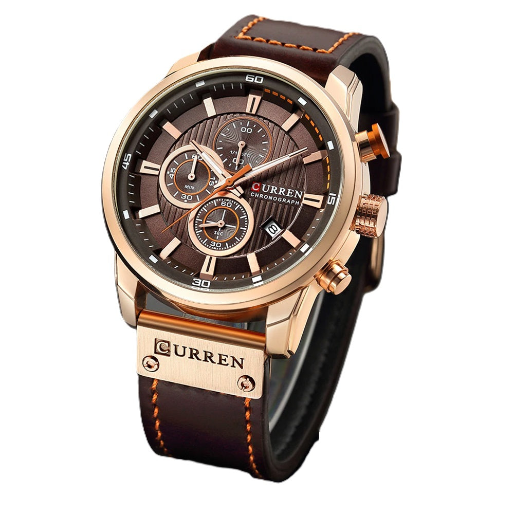 Reloj Curren® 8291 para Hombre – Pulso de Cuero Elegante.