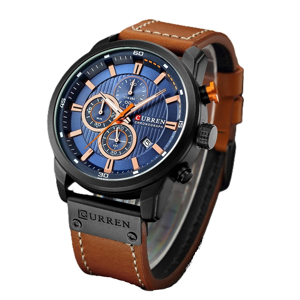 Reloj Curren® 8291 para Hombre – Pulso de Cuero Elegante.