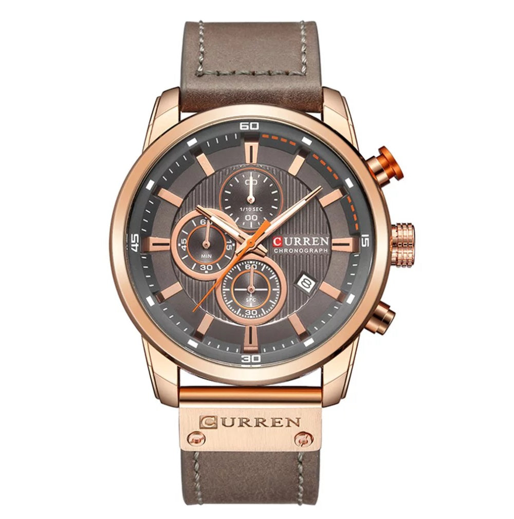 Reloj Curren® 8291 para Hombre – Pulso de Cuero Elegante.