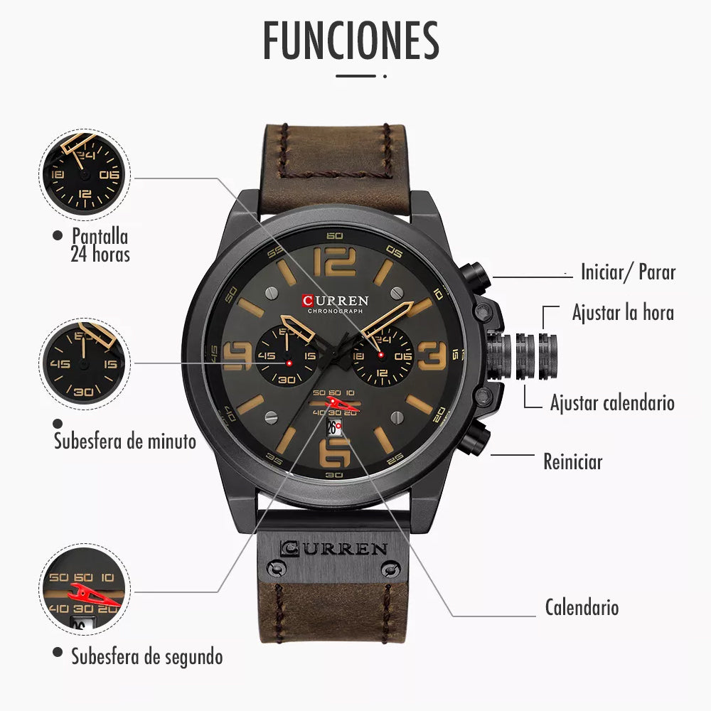 Curren 8314 – Reloj Masculino de Precisión y Estilo Atemporal