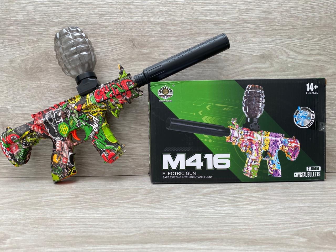 Pistola de Hidrogel M416 – Diversión sin Límites en Cada Disparo.