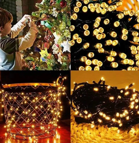 🌞 Luces Navideñas LED Solares – Ilumina sin cables ni enchufes ⚡
