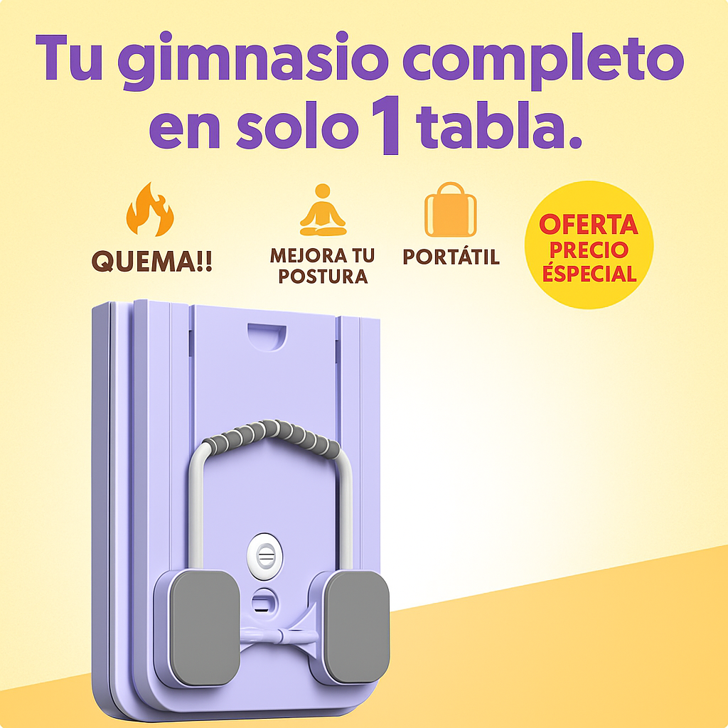 Tabla Abdominal 4 en 1: Tonifica Tu Cuerpo Sin Salir de Casa.