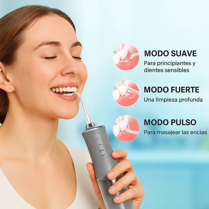 Irrigador Oral Profesional USB – Higiene Completa en 3 Modos