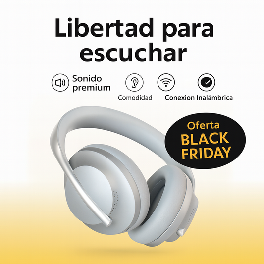 🎧 Bose 700 Black Week – Sonido Premium, Precio Increíble