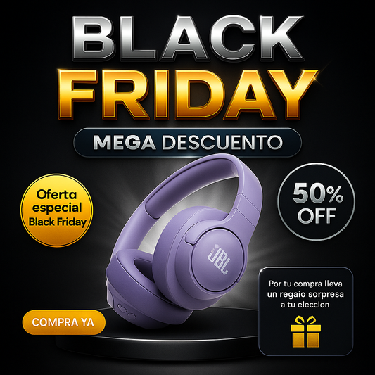 🎧 JBL Tune 770NC — Sonido Premium + Cancelación de Ruido (Edición Navideña)