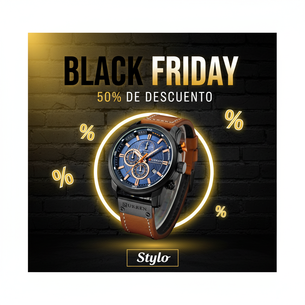 Reloj Curren® 8291 para Hombre – Pulso de Cuero Elegante.