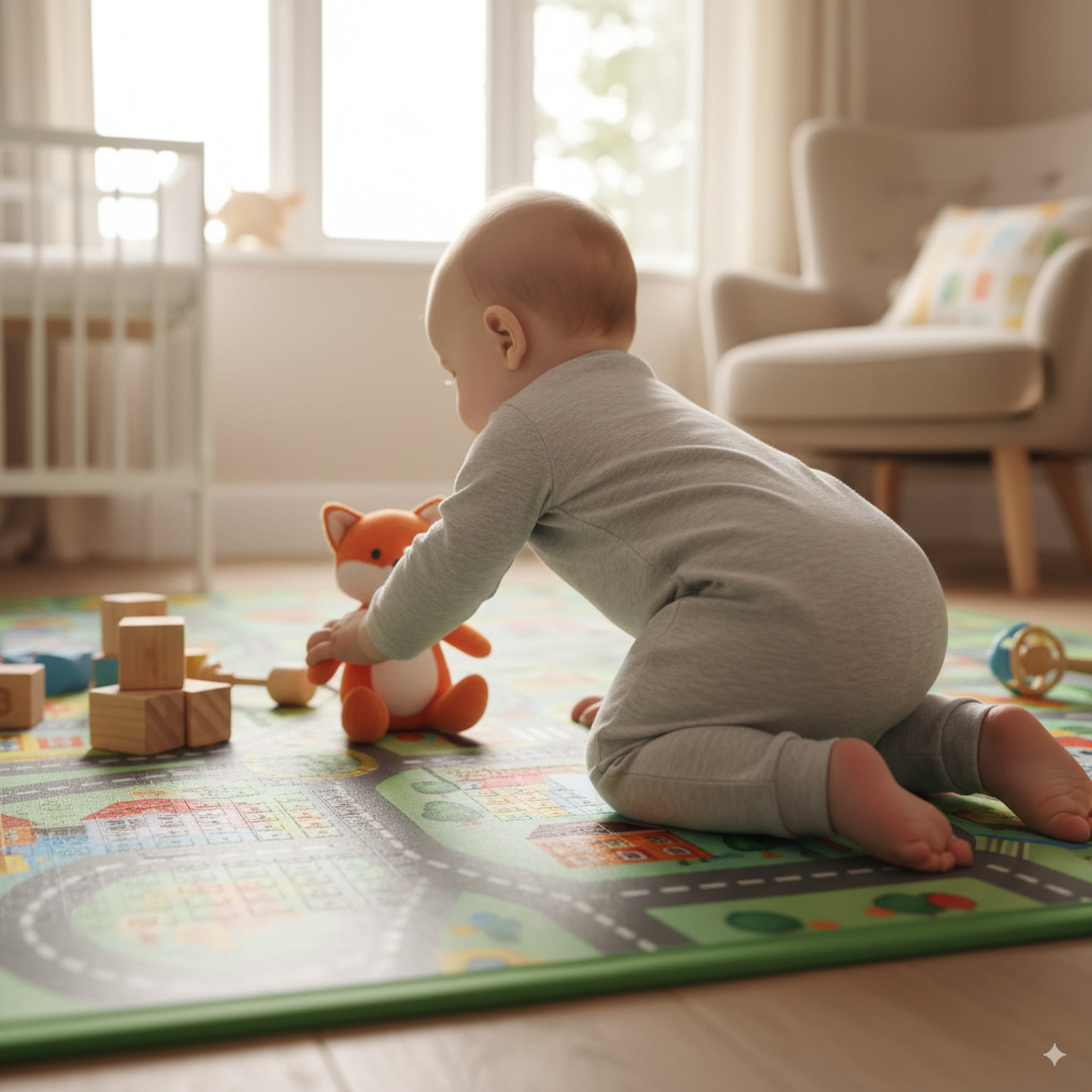 Tapete Inteligente para Bebés – Espacio Seguro que Crece con tu Hijo