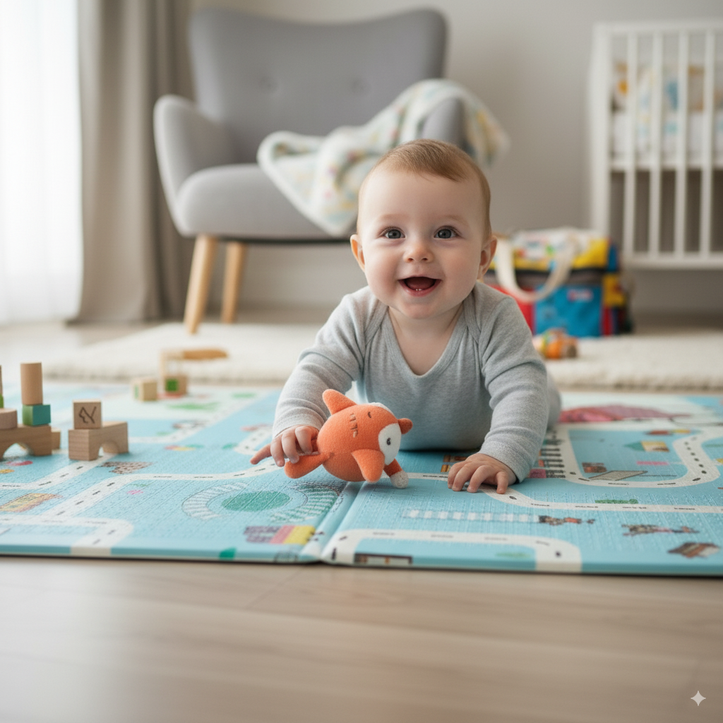 Tapete Inteligente para Bebés – Espacio Seguro que Crece con tu Hijo