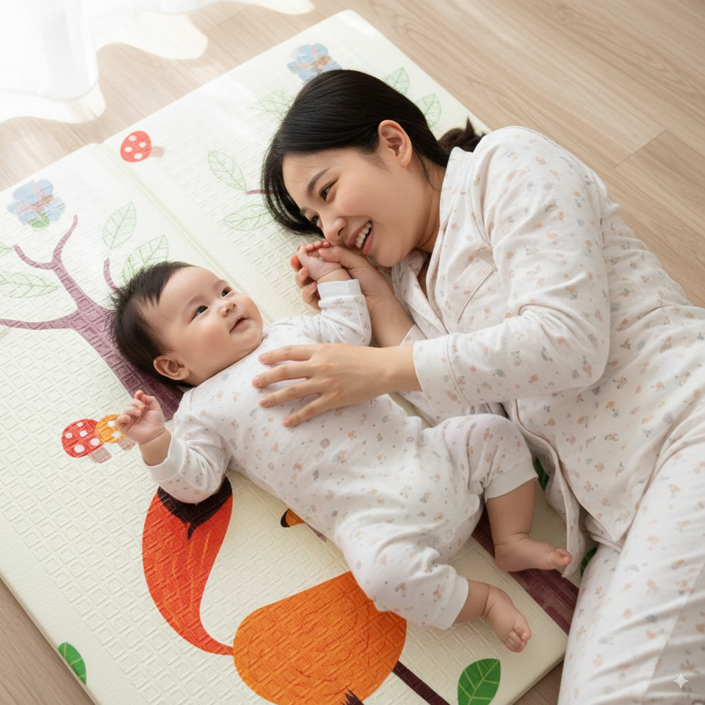 Tapete Inteligente para Bebés – Espacio Seguro que Crece con tu Hijo