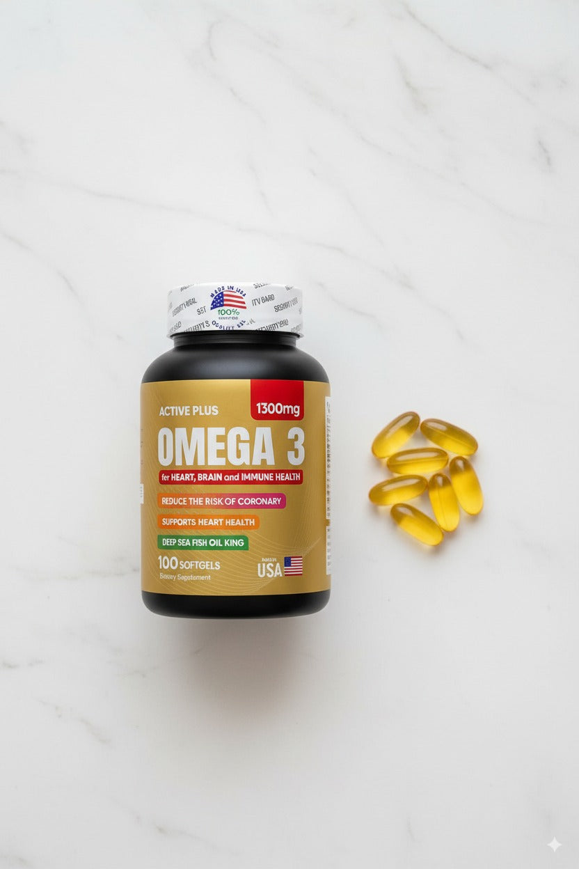 Omega 3 Active Plus – Salud Total en Cada Cápsula.