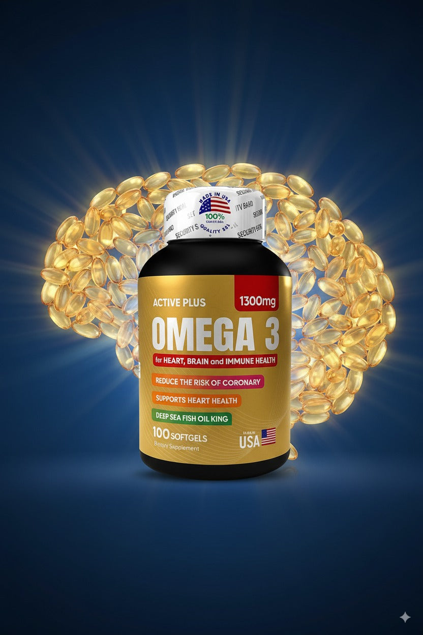 Omega 3 Active Plus – Salud Total en Cada Cápsula.