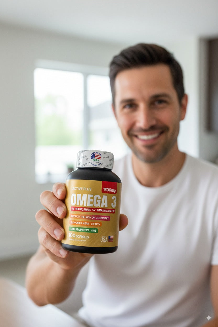 Omega 3 Active Plus – Salud Total en Cada Cápsula.