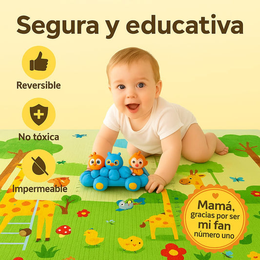 Tapete Inteligente para Bebés – Espacio Seguro que Crece con tu Hijo