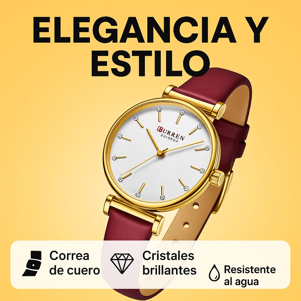 Reloj Curren® 9081 para Mujer – Estilo Premium, Precio Inteligente.