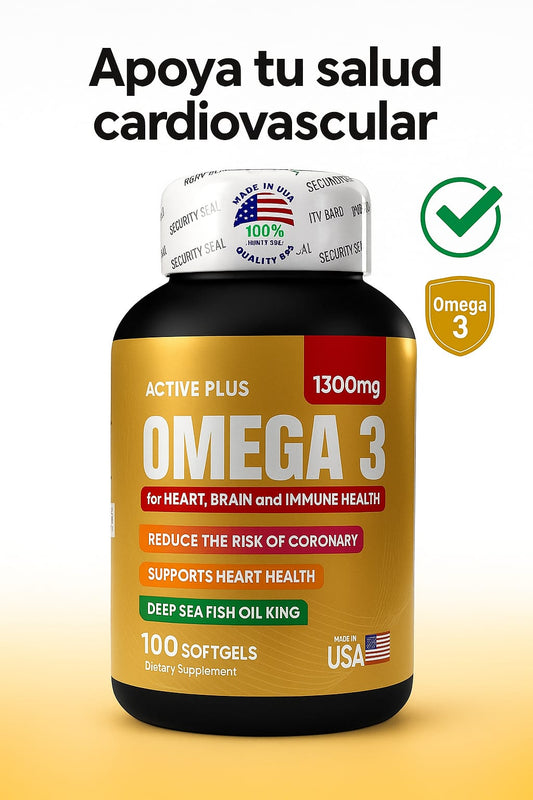 Omega 3 Active Plus – Salud Total en Cada Cápsula.